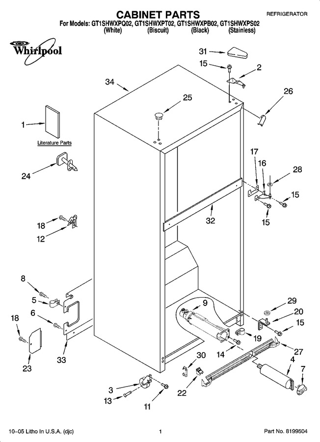 Diagram for GT1SHWXPS02
