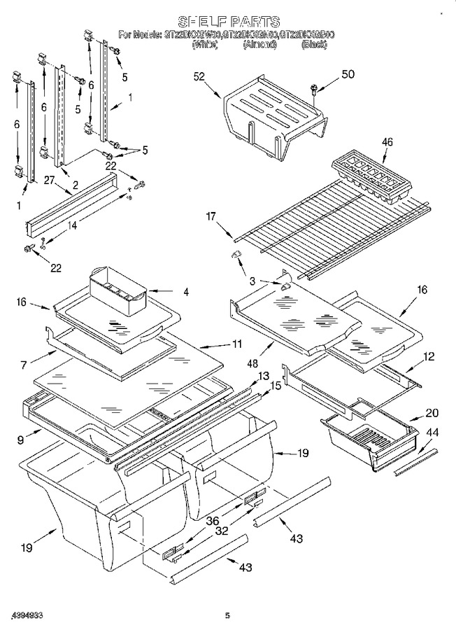 Diagram for GT22DKXGW00
