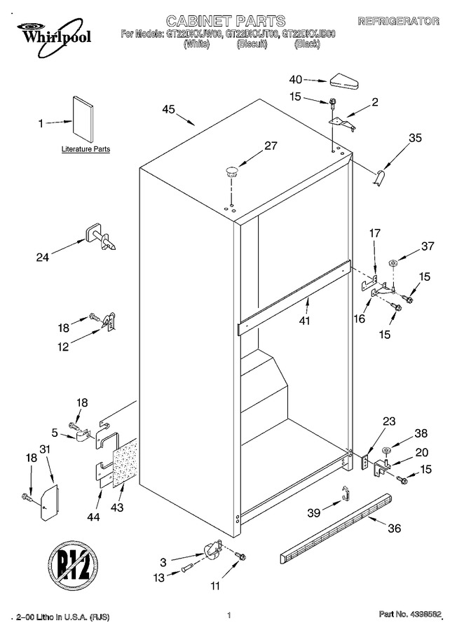 Diagram for GT22DKXJW00