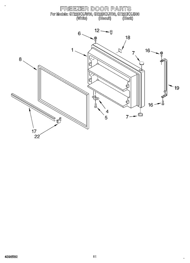 Diagram for GT22DKXJW00