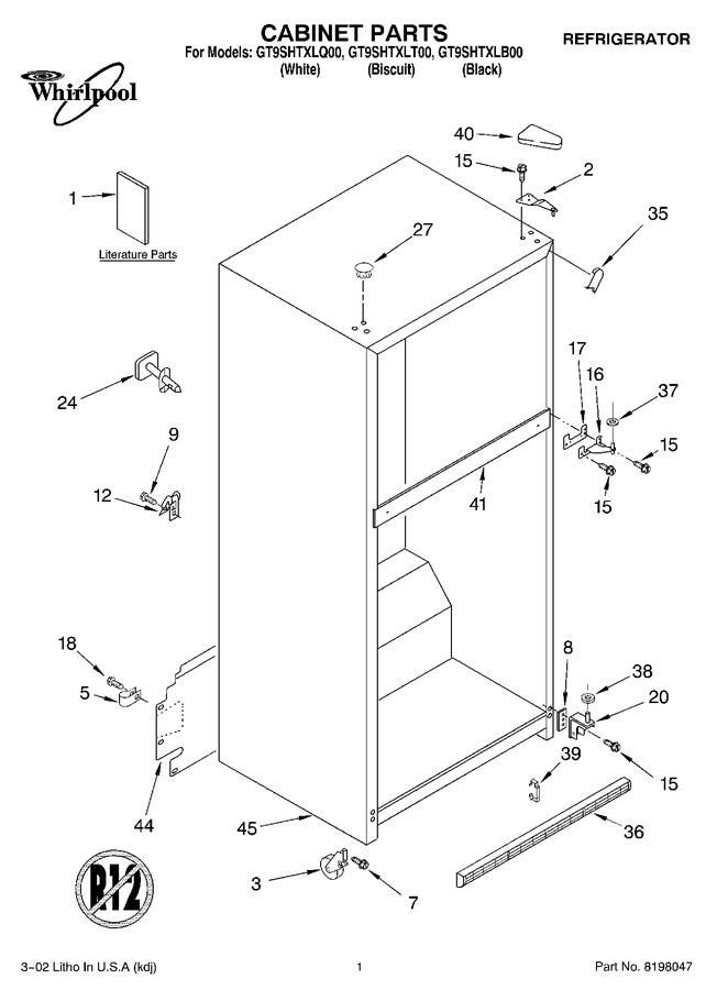Diagram for GT9SHTXLB00
