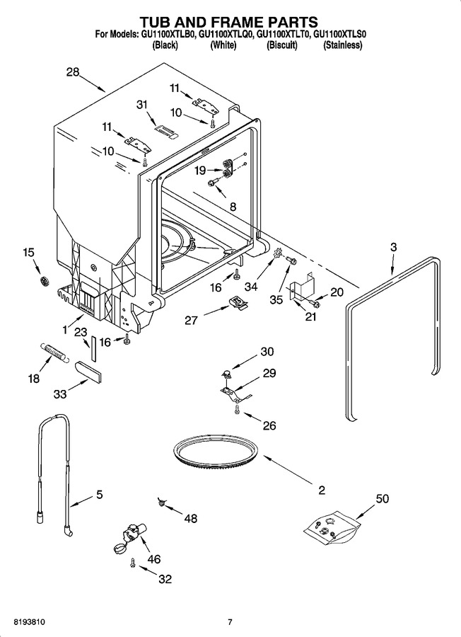 Diagram for GU1100XTLS0
