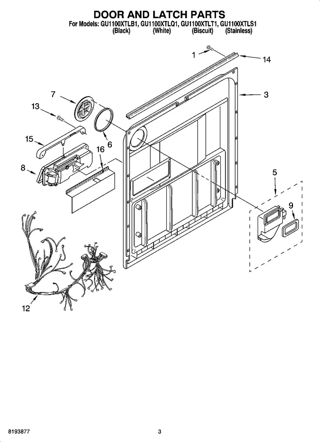 Diagram for GU1100XTLB1