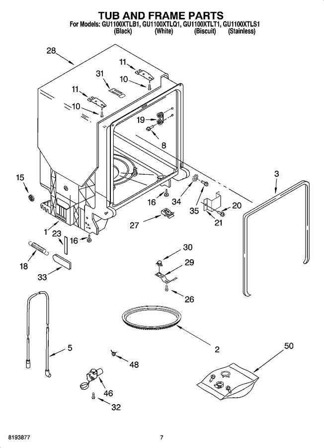 Diagram for GU1100XTLB1
