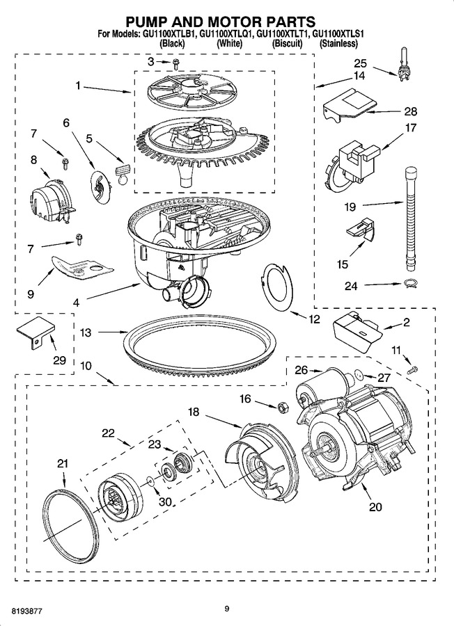 Diagram for GU1100XTLS1