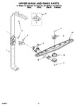 Diagram for 10 - Upper Wash And Rinse Parts