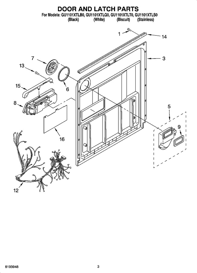 Diagram for GU1101XTLT0