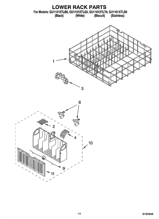 Diagram for GU1101XTLQ0