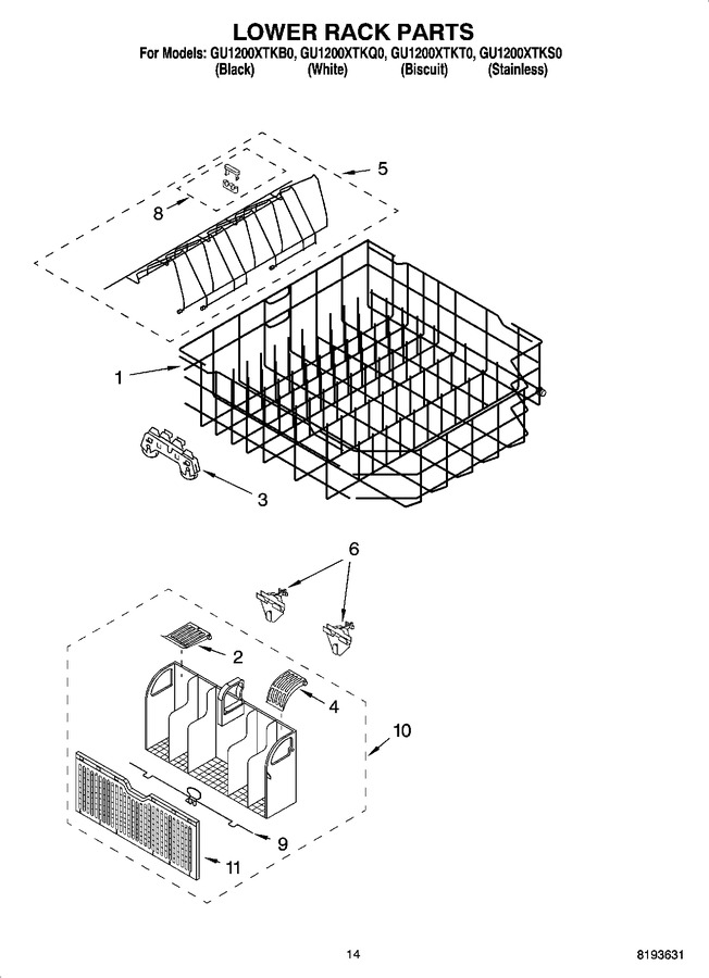 Diagram for GU1200XTKT0