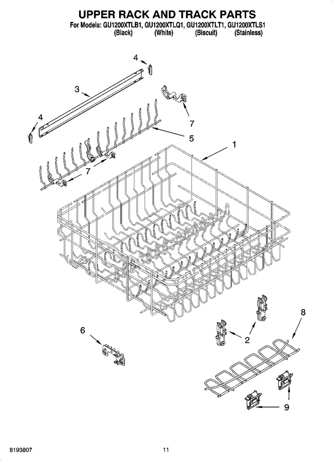 Diagram for GU1200XTLB1