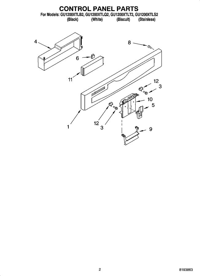 Diagram for GU1200XTLB2