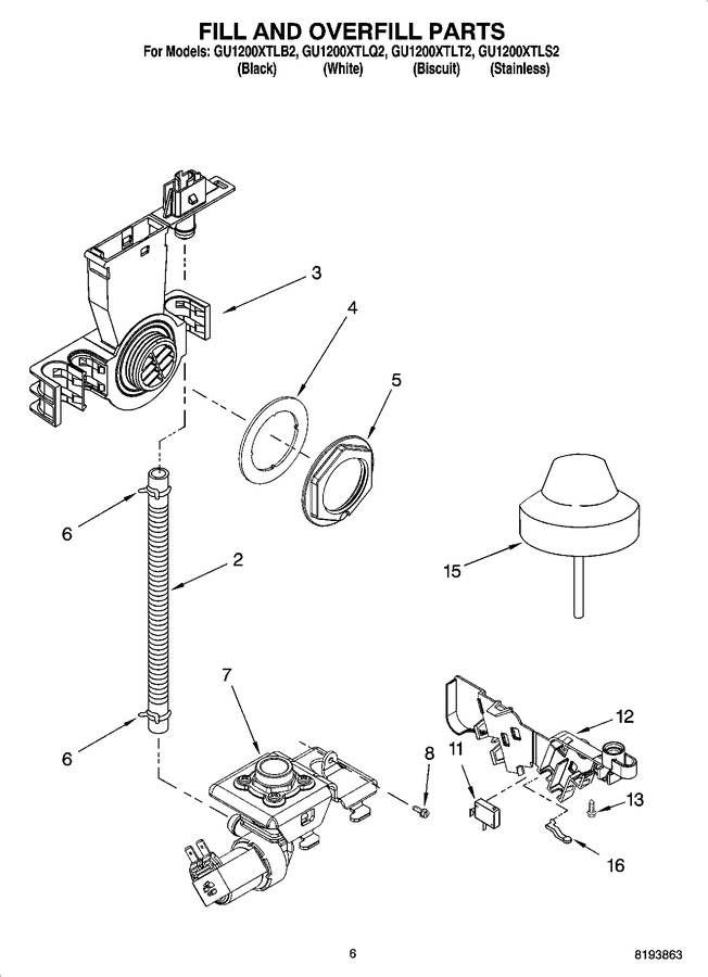 Diagram for GU1200XTLB2