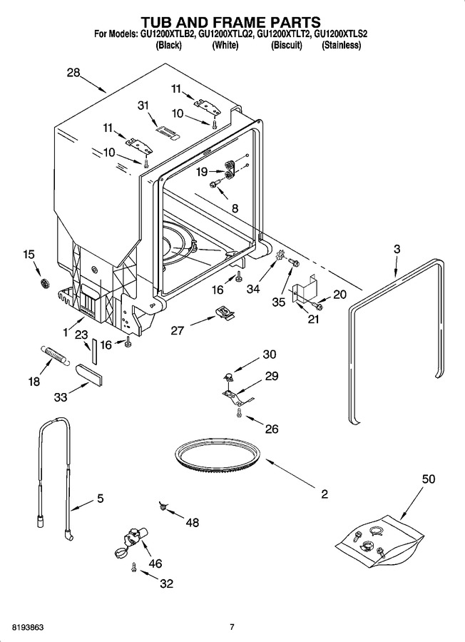 Diagram for GU1200XTLB2