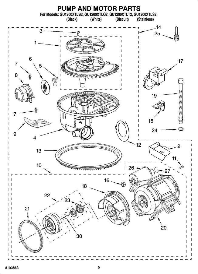 Diagram for GU1200XTLB2