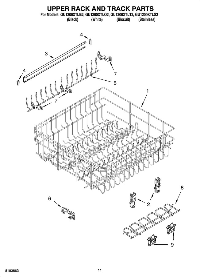 Diagram for GU1200XTLB2