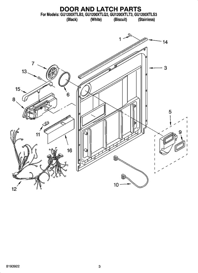 Diagram for GU1200XTLB3