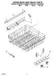 Diagram for 09 - Upper Rack And Track Parts