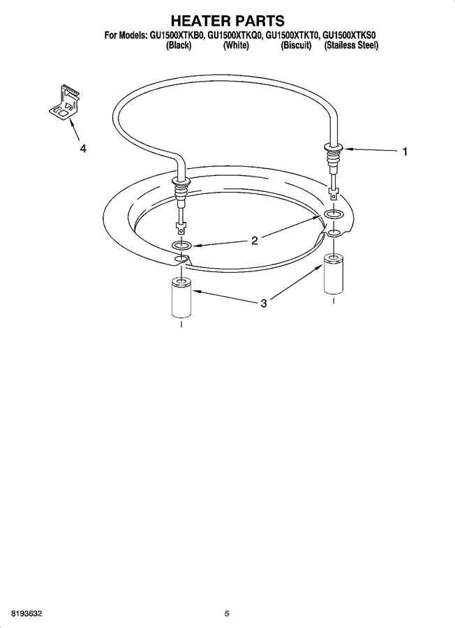 Diagram for GU1500XTKQ0