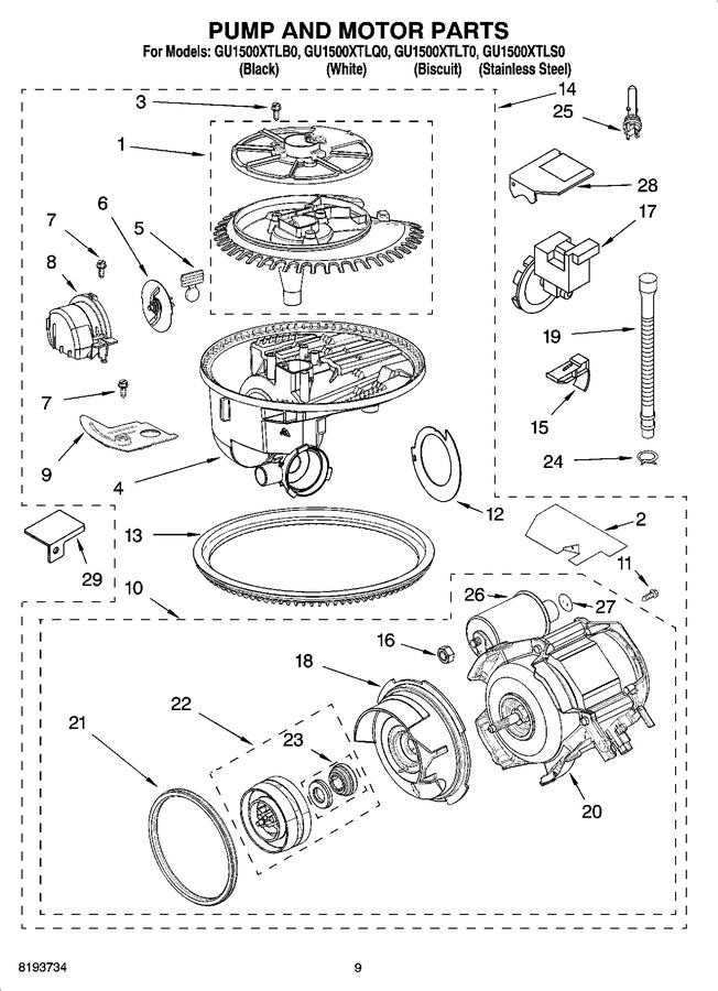 Diagram for GU1500XTLT0