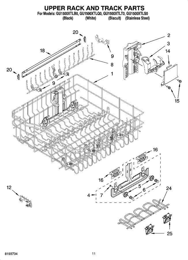 Diagram for GU1500XTLT0