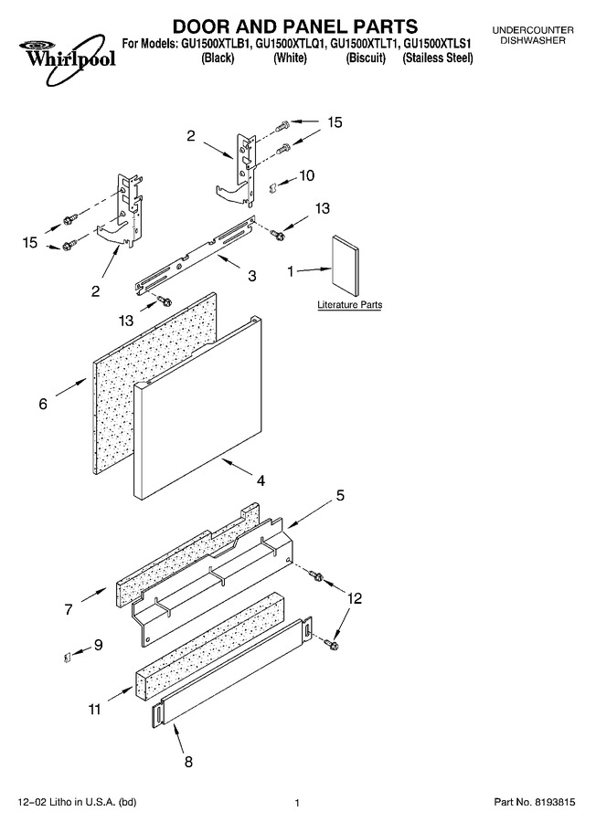 Diagram for GU1500XTLQ1