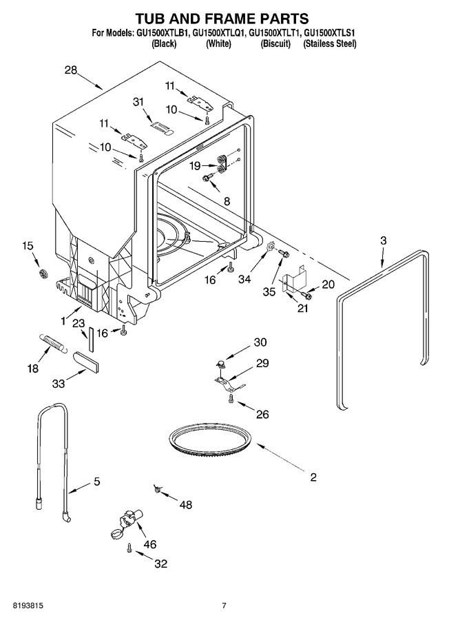 Diagram for GU1500XTLT1