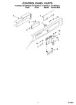 Diagram for 02 - Control Panel Parts