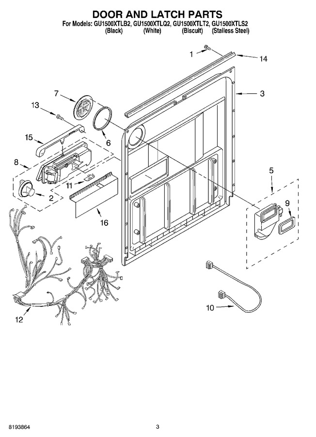 Diagram for GU1500XTLS2