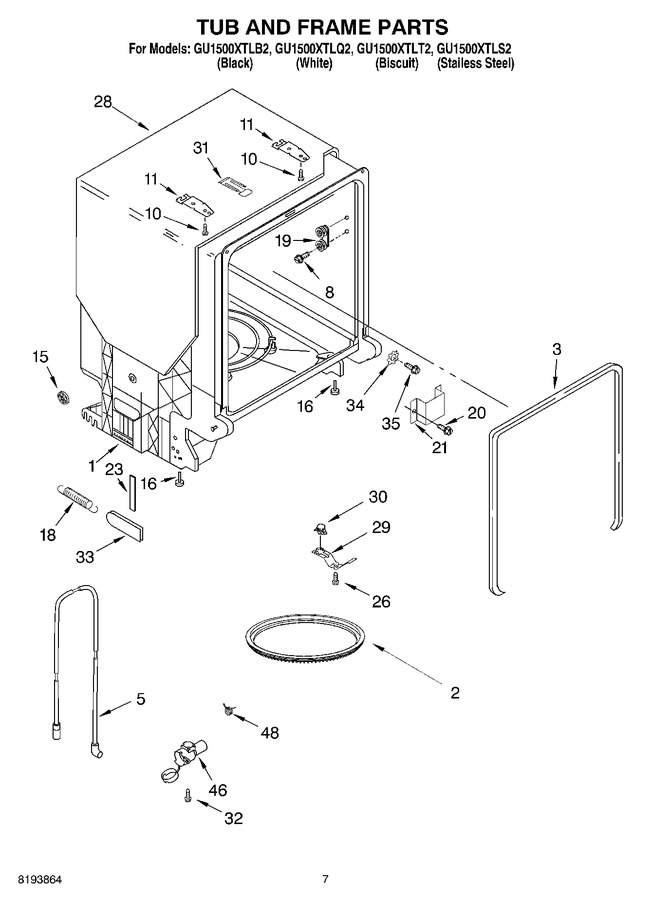 Diagram for GU1500XTLS2