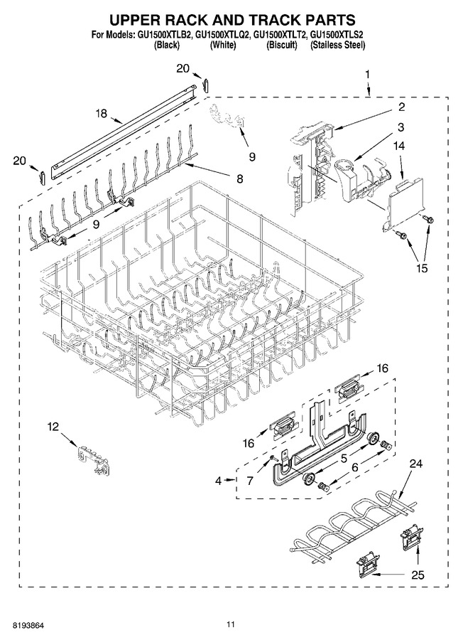 Diagram for GU1500XTLB2