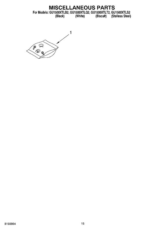 Diagram for GU1500XTLS2