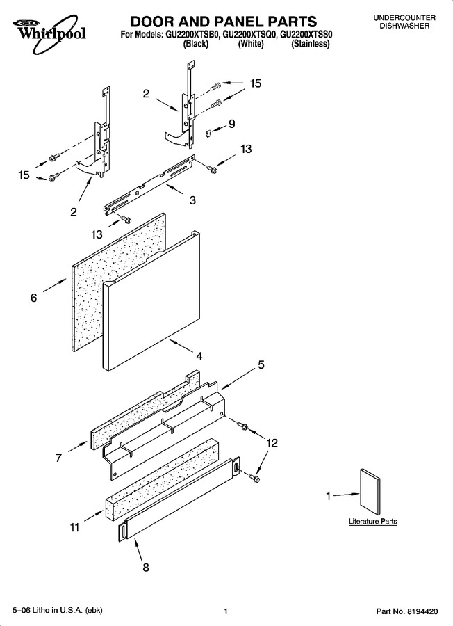 Diagram for GU2200XTSB0