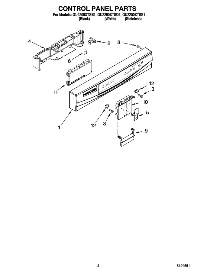 Diagram for GU2200XTSS1