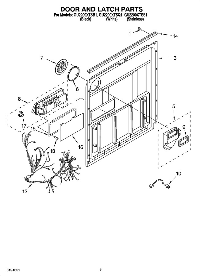 Diagram for GU2200XTSQ1