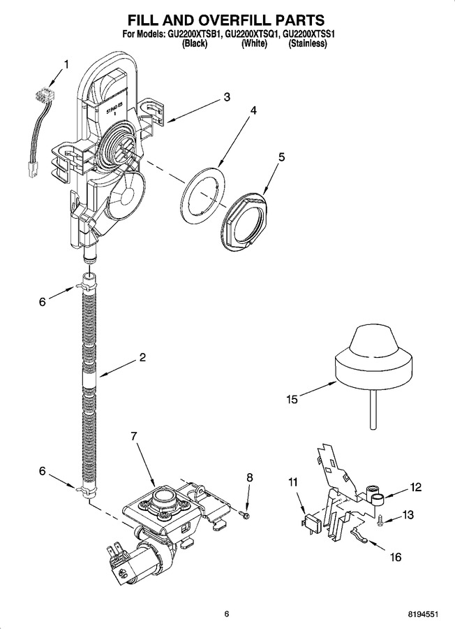 Diagram for GU2200XTSQ1