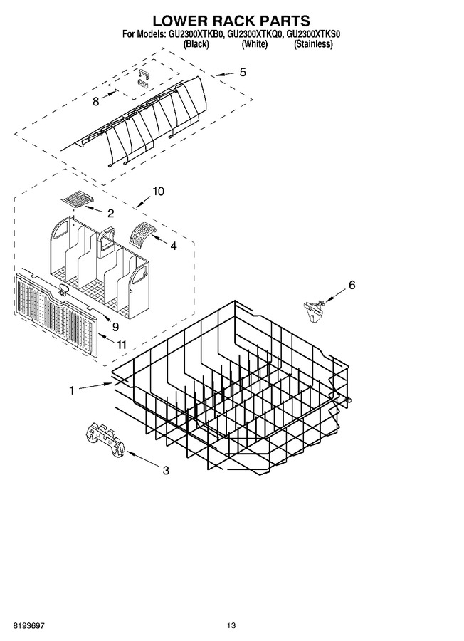 Diagram for GU2300XTKQ0