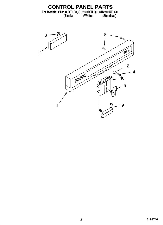 Diagram for GU2300XTLS0