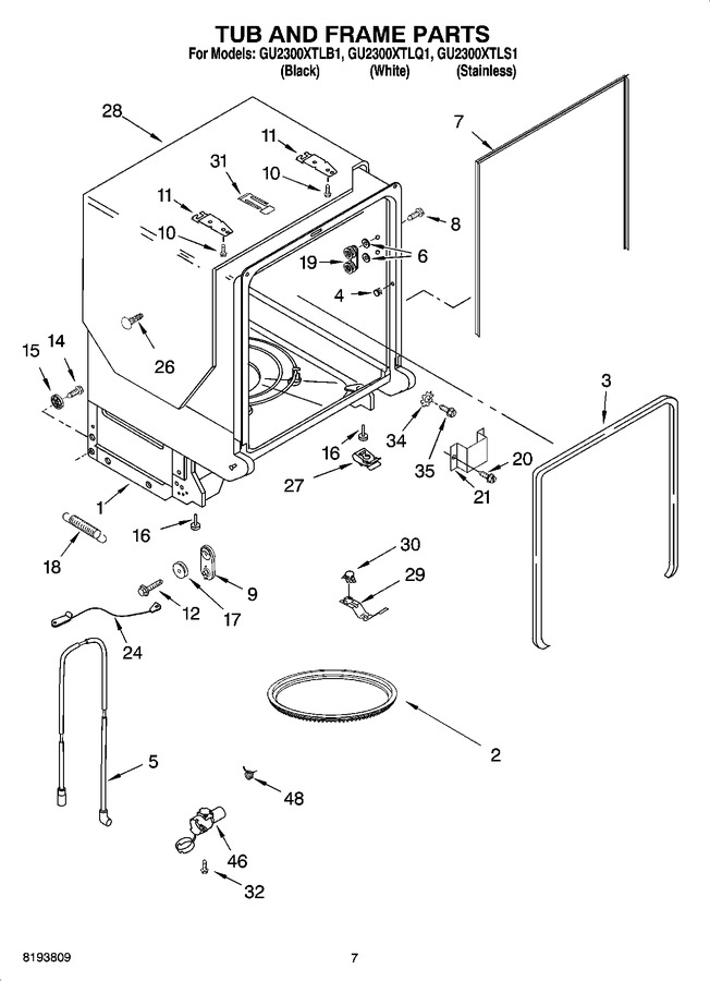 Diagram for GU2300XTLQ1