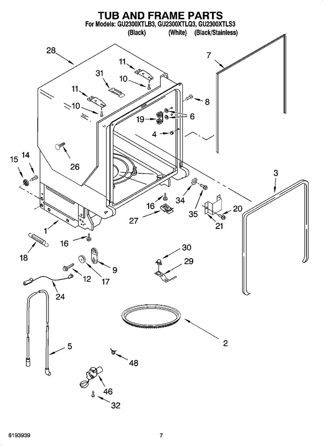 Diagram for GU2300XTLS3