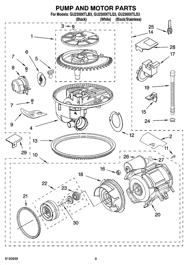 Diagram for GU2300XTLB3