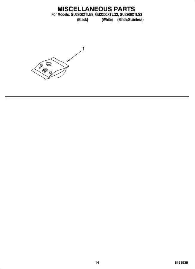 Diagram for GU2300XTLS3