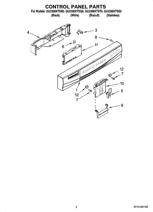 Diagram for GU2300XTSB0