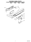 Diagram for 02 - Control Panel Parts