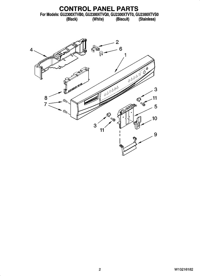 Diagram for GU2300XTVB0