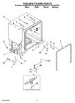 Diagram for 05 - Tub And Frame Parts