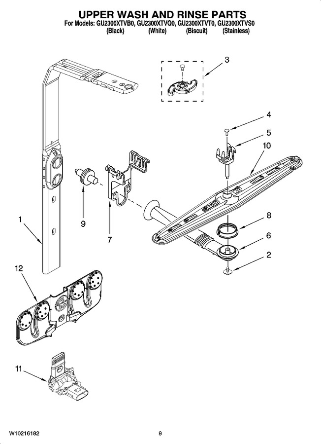 Diagram for GU2300XTVB0