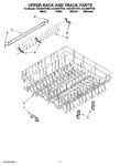 Diagram for 09 - Upper Rack And Track Parts
