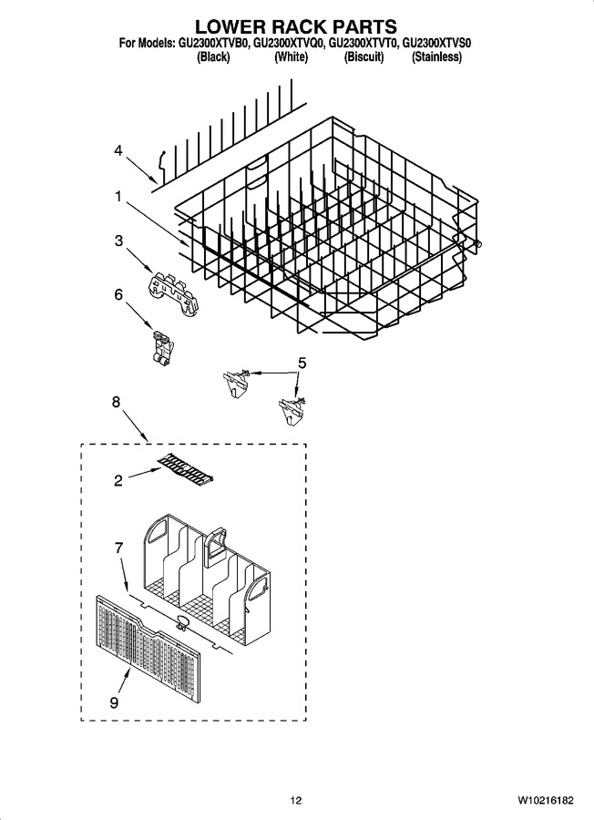Diagram for GU2300XTVB0