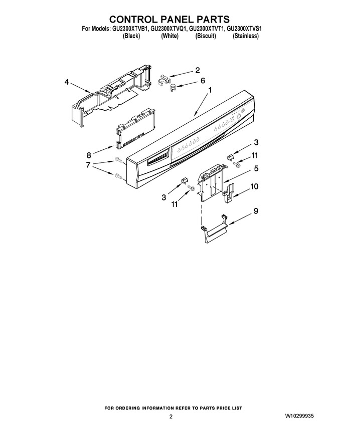 Diagram for GU2300XTVB1