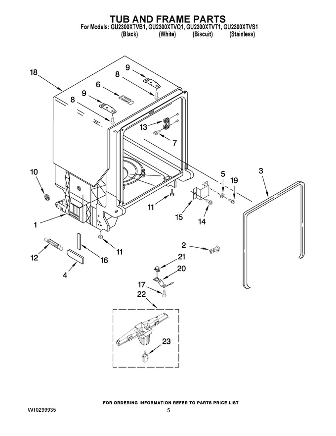 Diagram for GU2300XTVB1